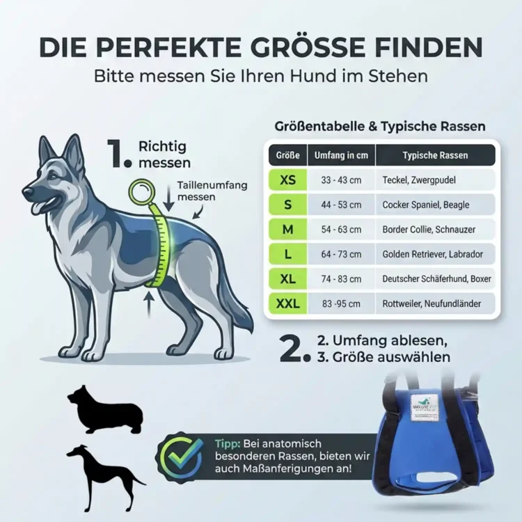 Hunde Tragehilfe hinten 25 Nature Pet Tragehilfe hinten für Hunde