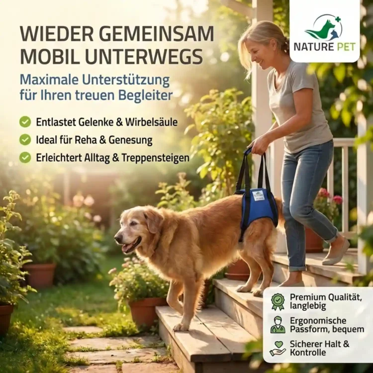 Hunde Tragehilfe hinten 21 Nature Pet Tragehilfe hinten für Hunde