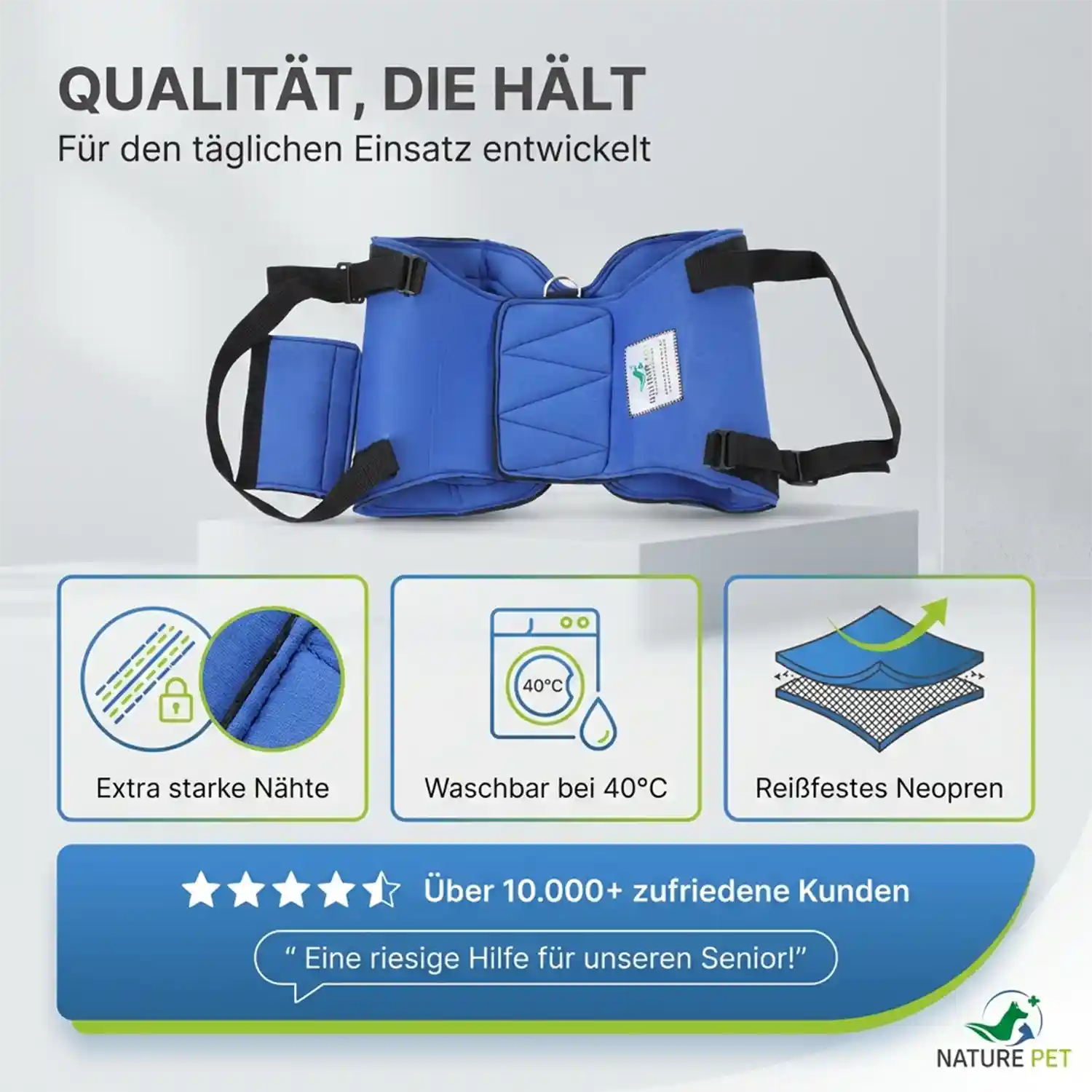 Hunde Tragehilfe hinten 13 Nature Pet Tragehilfe hinten für Hunde