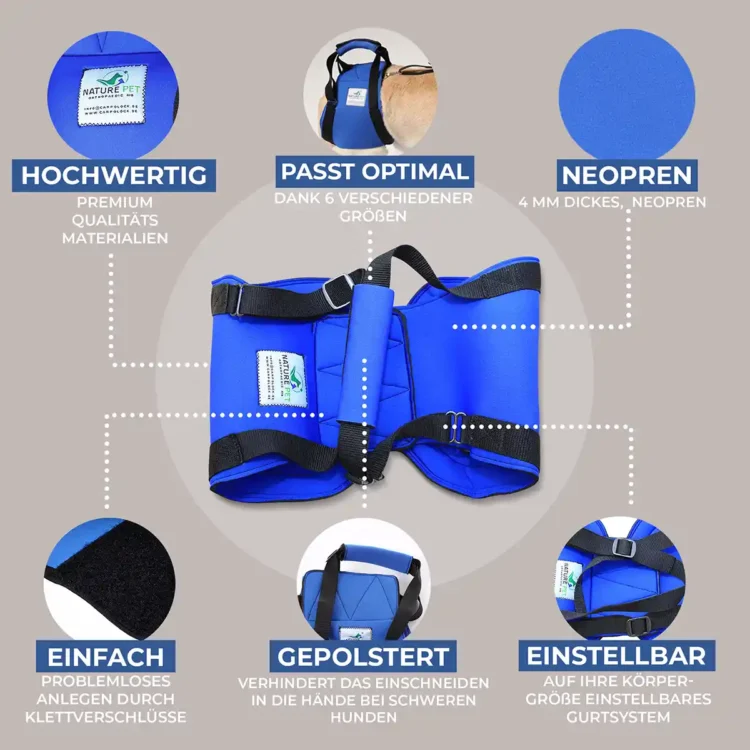 Vorteile Nature Pet Tragehilfe Hinten