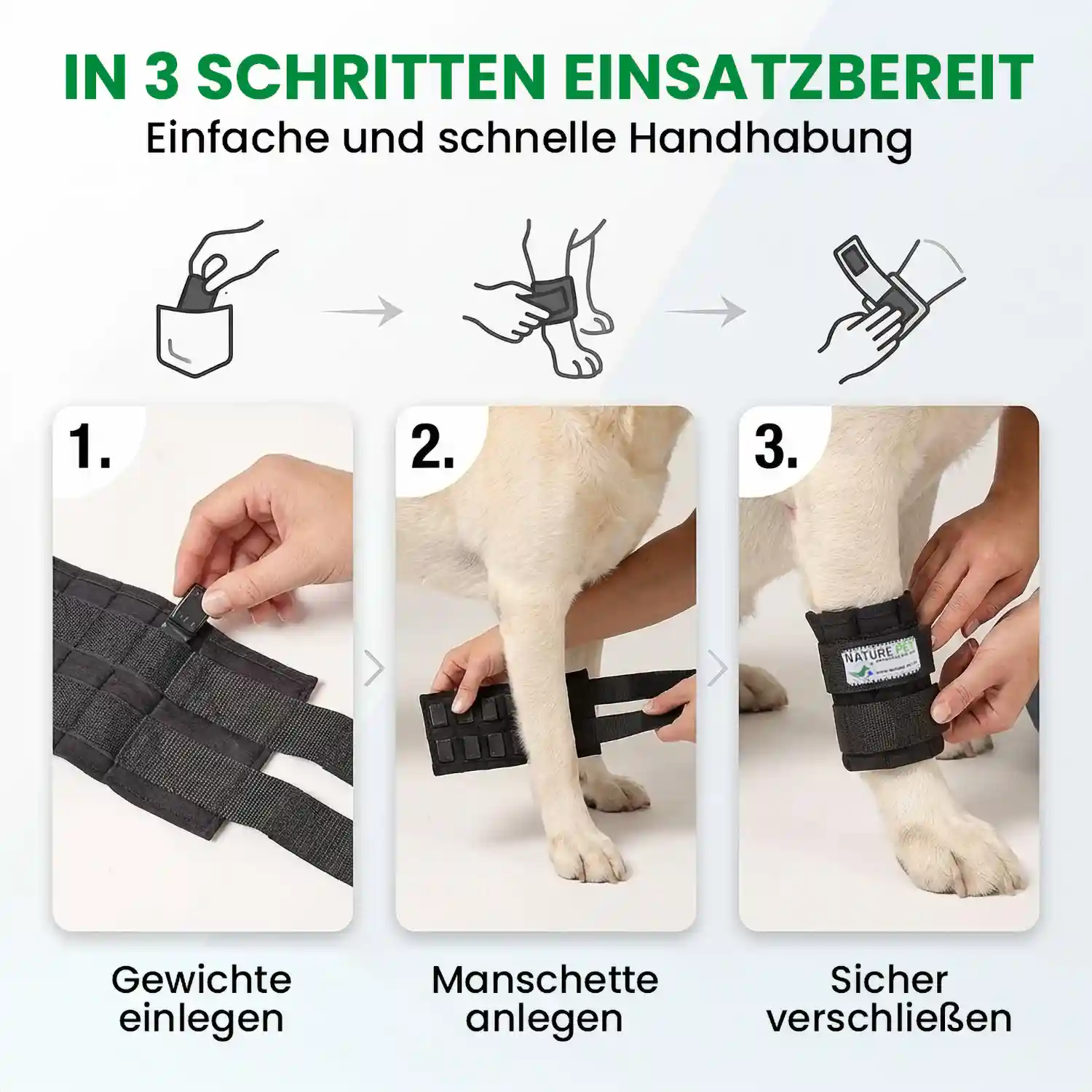 Gewichtsmanschette Hund
