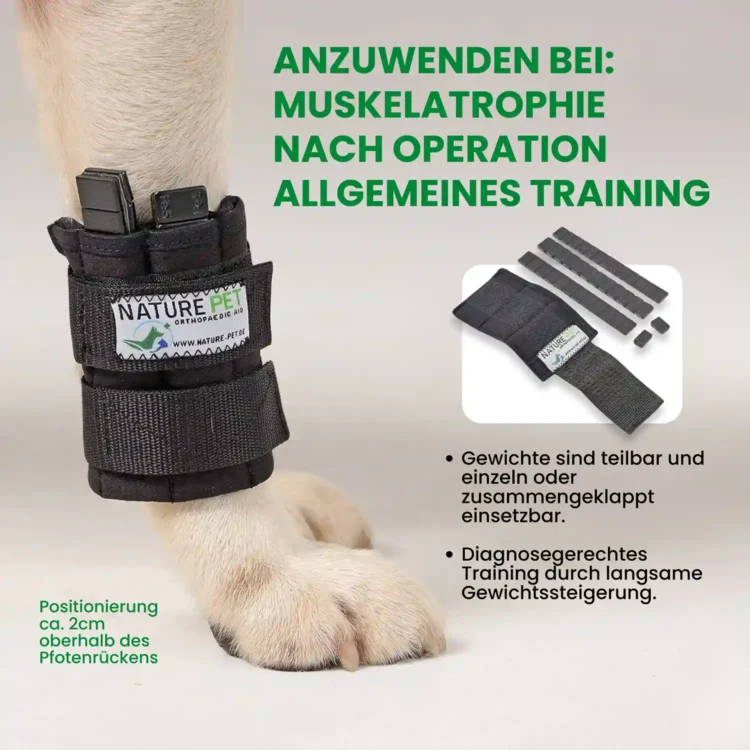 Gewichtsmanschette Hund