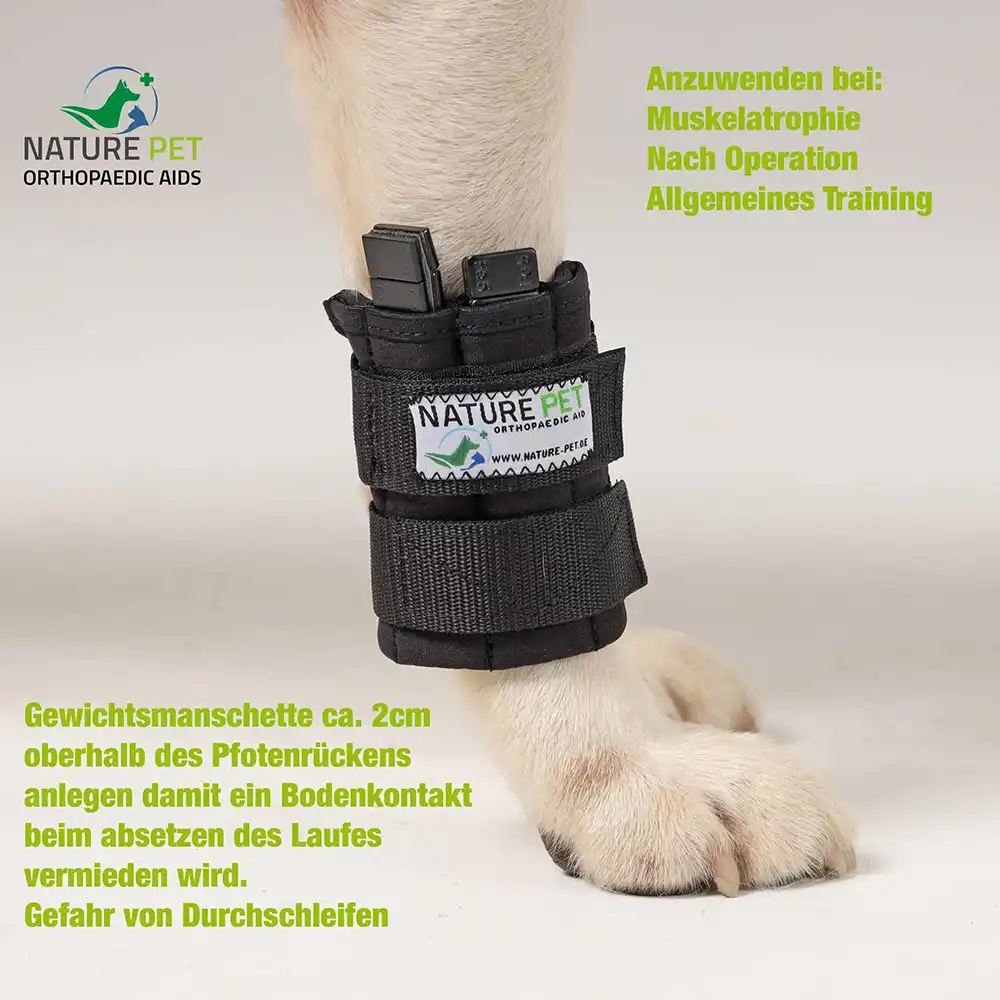 Gewichtsmanschette_USP3-scaled Anlegen der Trainings Bandage für Hunde