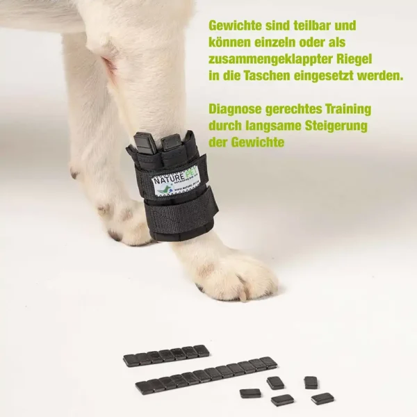 Therapie- und Gewichtsmanschette für Hunde