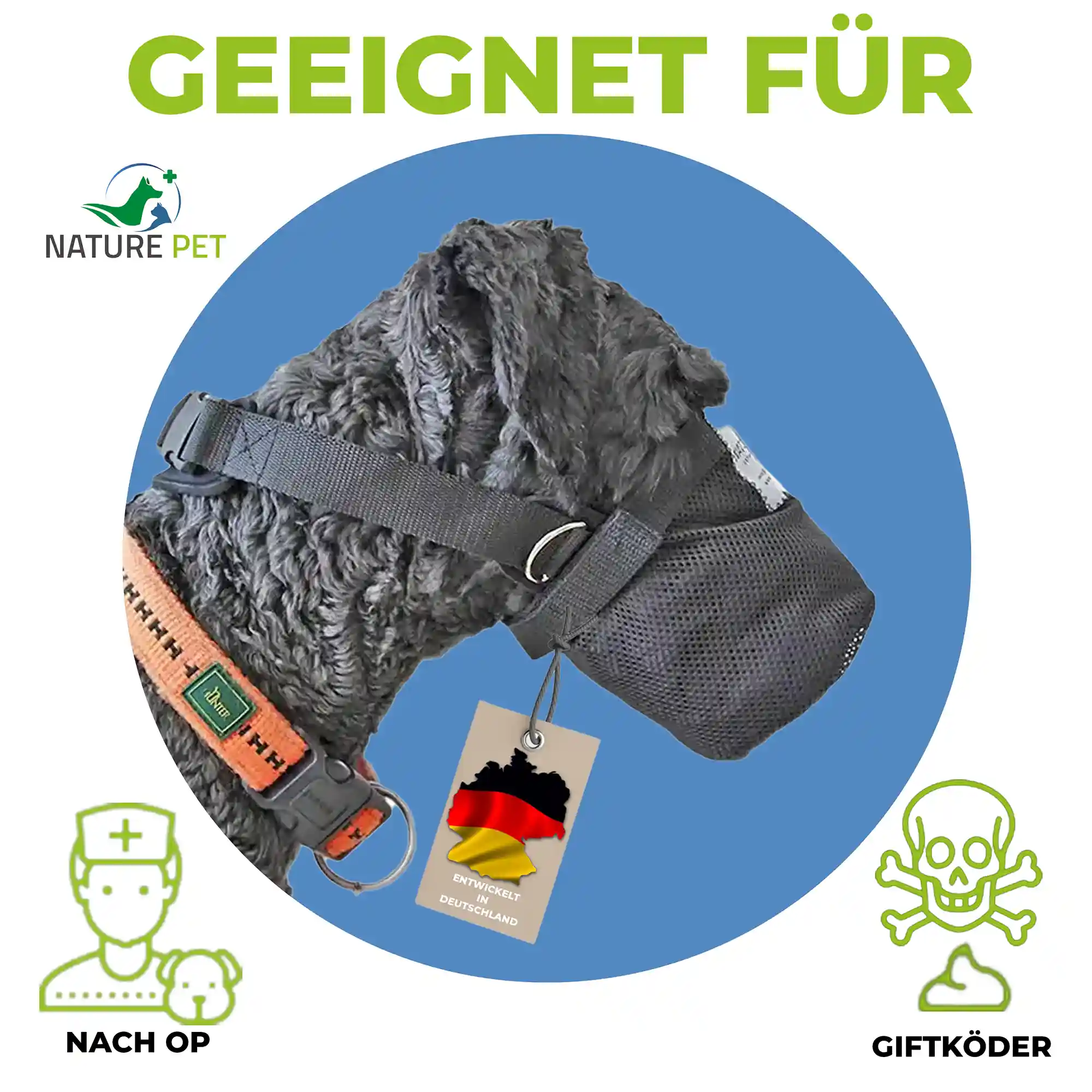 Giftköder Schutz & OP Kragen für Hunde