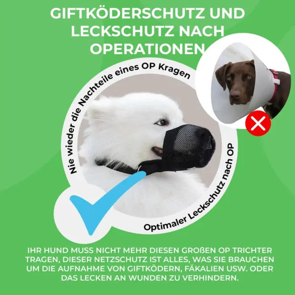 Giftköderschutz für Hunde oder Leckschutz nach Operationen