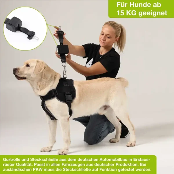 Nature Pet Roll Up Gurt für Hunde im Auto
