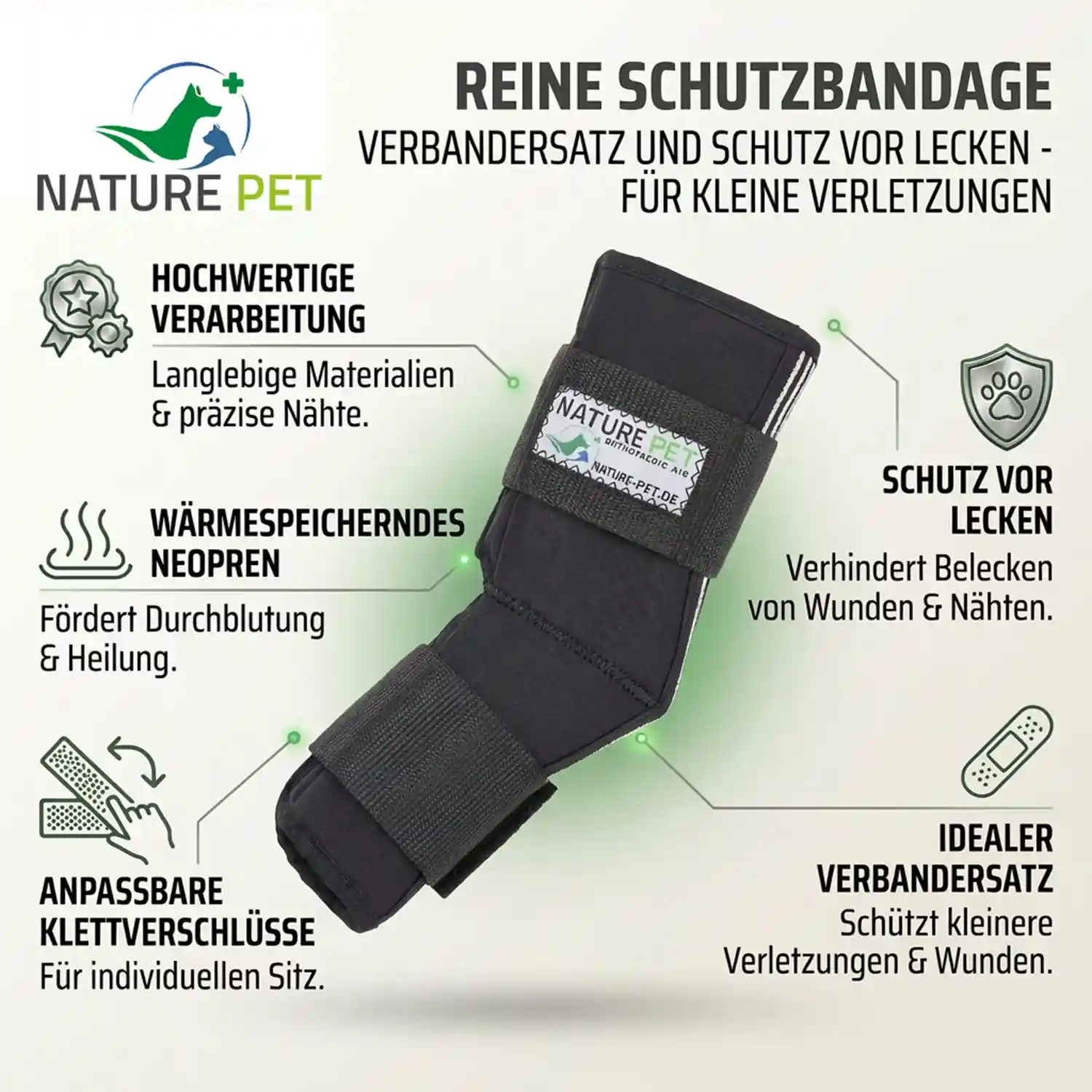 Sprunggelenkschutzbandage für Hunde von Nature Pet
