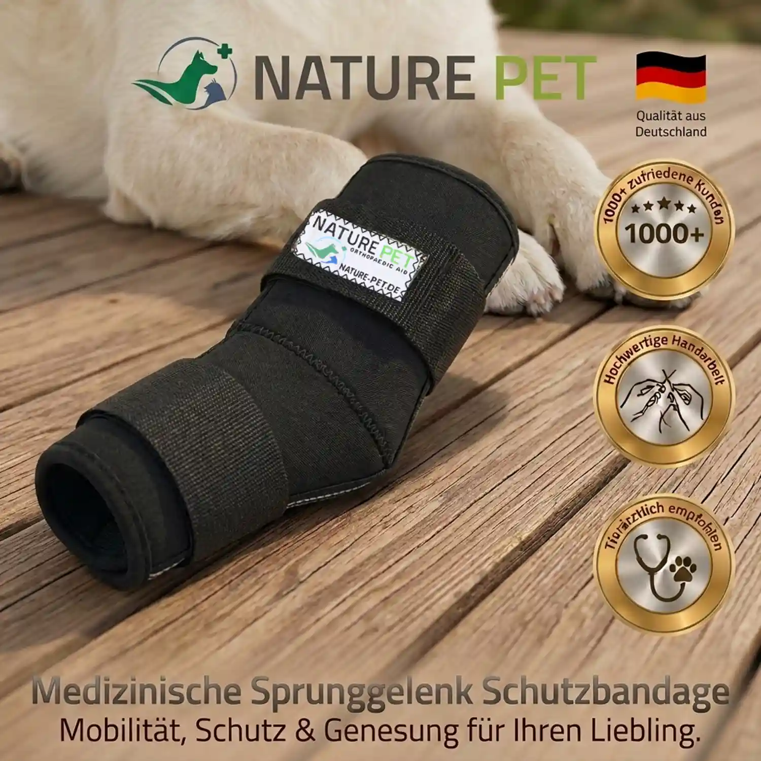 Sprunggelenkschutzbandage für Hunde von Nature Pet