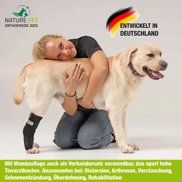 Sprunggelenkbandage für Hunde 135° Winkel von Pfaff Nature Pet