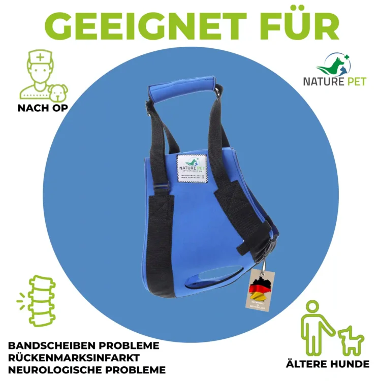 Vordere Tragehilfe für Hunde