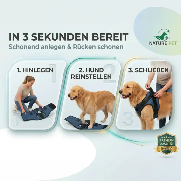 Schulterkompressions Bandage für Hunde von Nature Pet