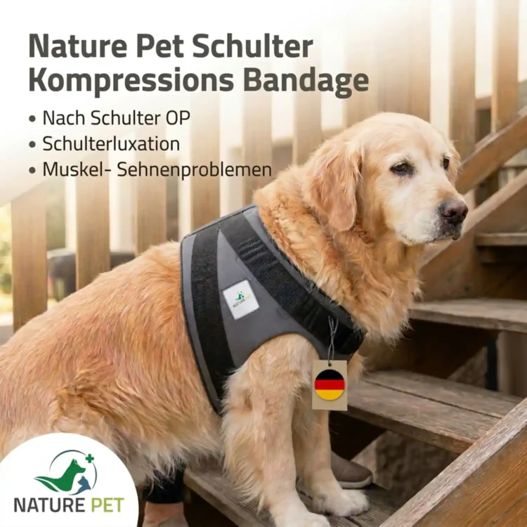 Schulterkompressions Bandage für Hunde von Nature Pet
