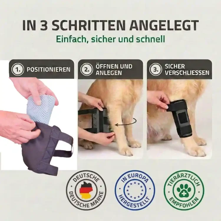 Turbocast Bandage für Hunde Vorderlauf