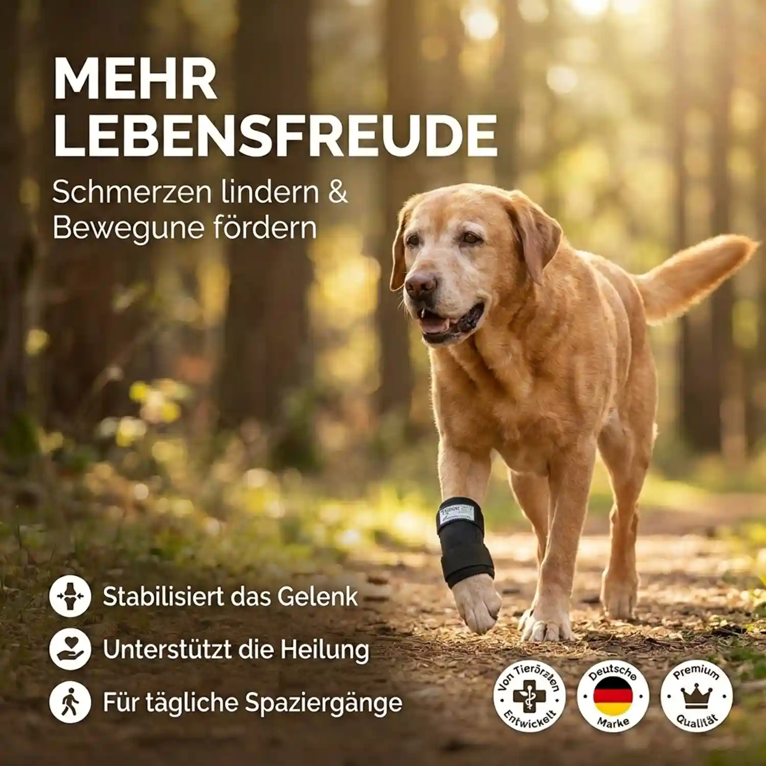Turbocast Bandage für Hunde Vorderlauf