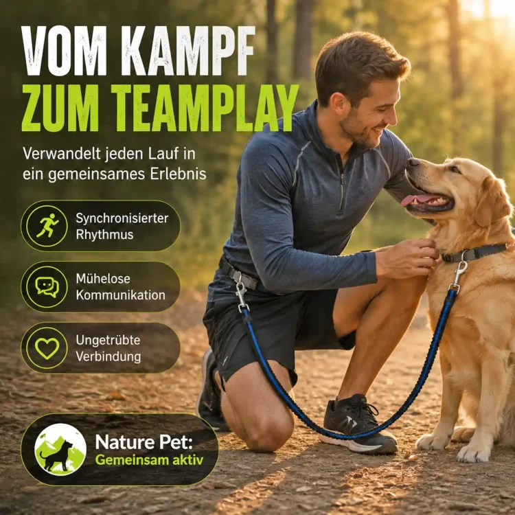 Flexible Joggingleine für Hunde 23 Hunde Freihand Joggingleine